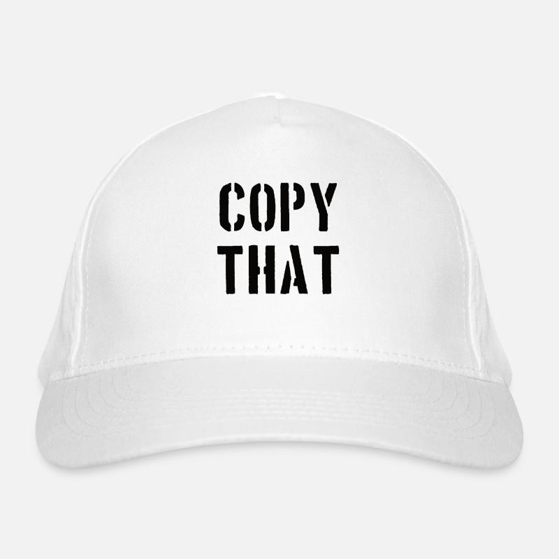 Copy Copy Organic Baseball Cap