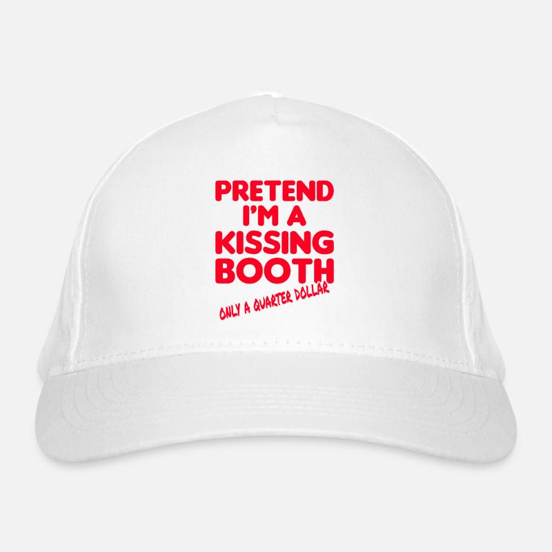 Faire semblant d’être une cabine de baiser baiser baiser Casquette classique bio