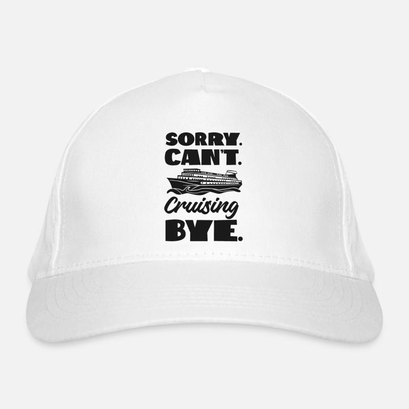 Vacances en bateau de croisière Désolé. Argot. Casquette classique bio