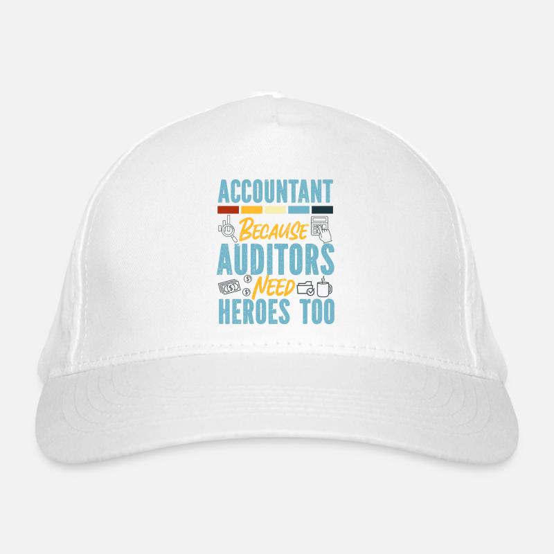 Comptable Teneur de livres Comptabilité Casquette classique bio