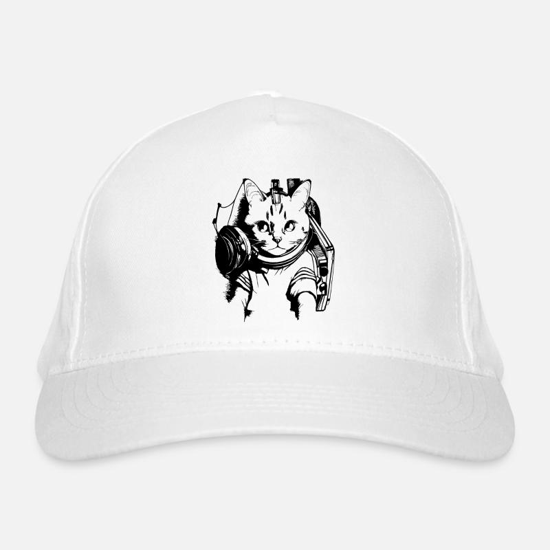 cool cat en tant que DJ Casquette classique bio