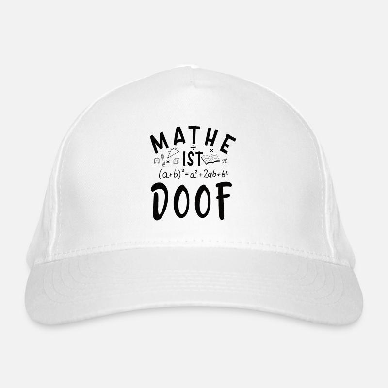 Math teacher Mathematical formula Geometry teacher Organic Baseball Cap