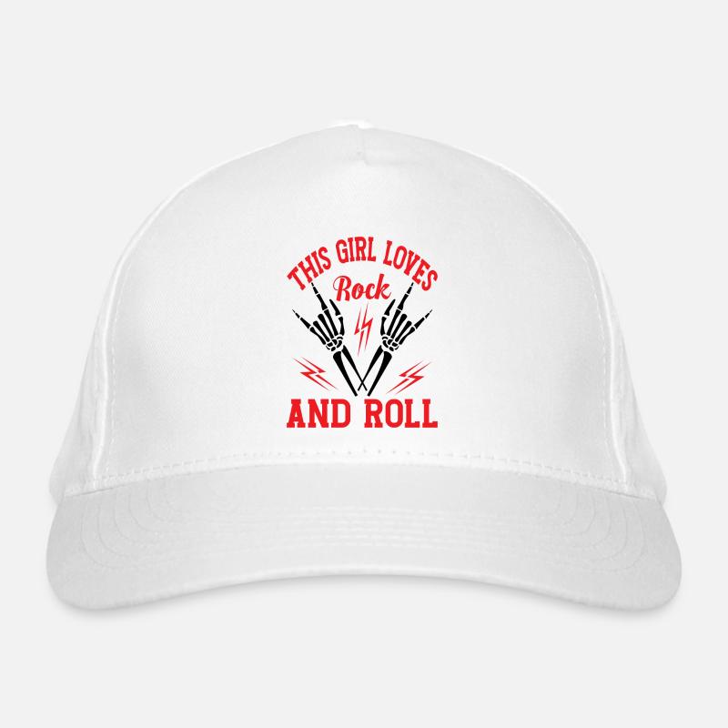 Fille de rock and roll Casquette classique bio