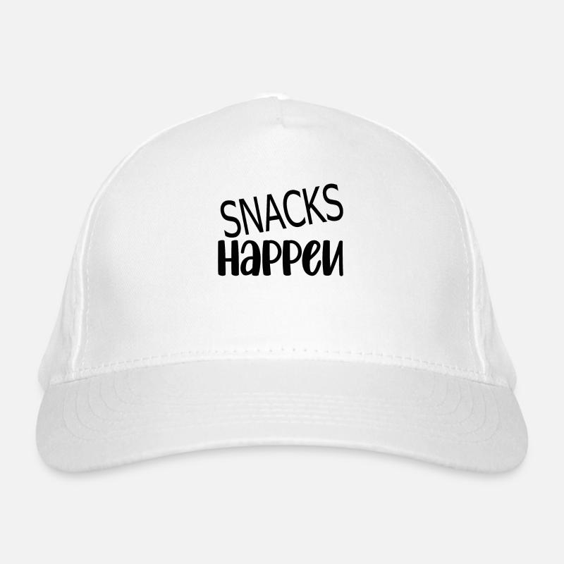 Snack Dinner Food Hungry Snacking Organic Baseball Cap