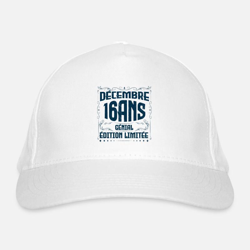DÉCEMBRE 16 Ans | Édition limitée Casquette classique bio