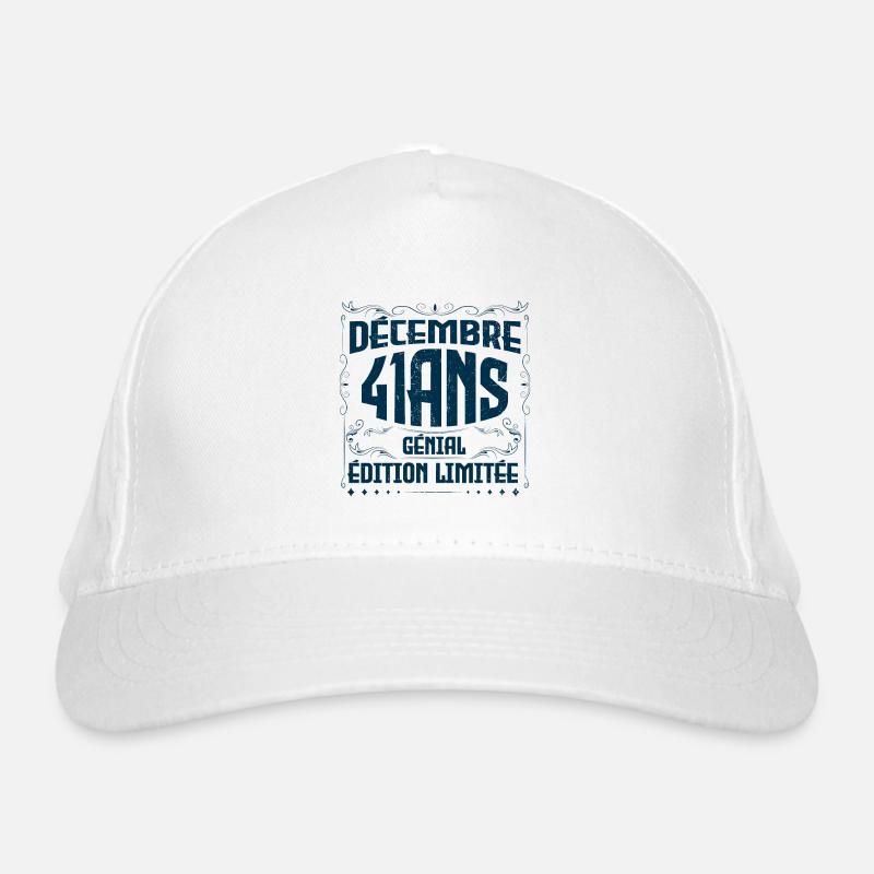 DÉCEMBRE 41 Ans | Édition limitée Casquette classique bio