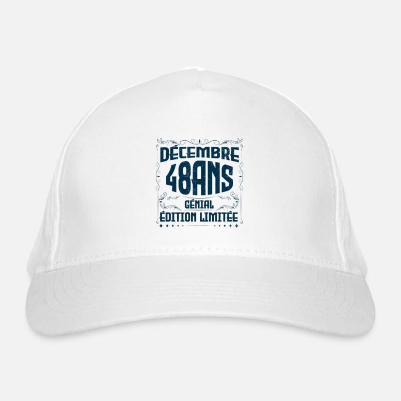 DÉCEMBRE 48 Ans | Édition limitée Casquette classique bio