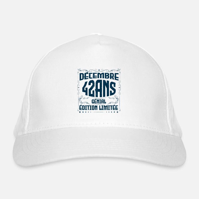 DÉCEMBRE 42 Ans | Édition limitée Casquette classique bio