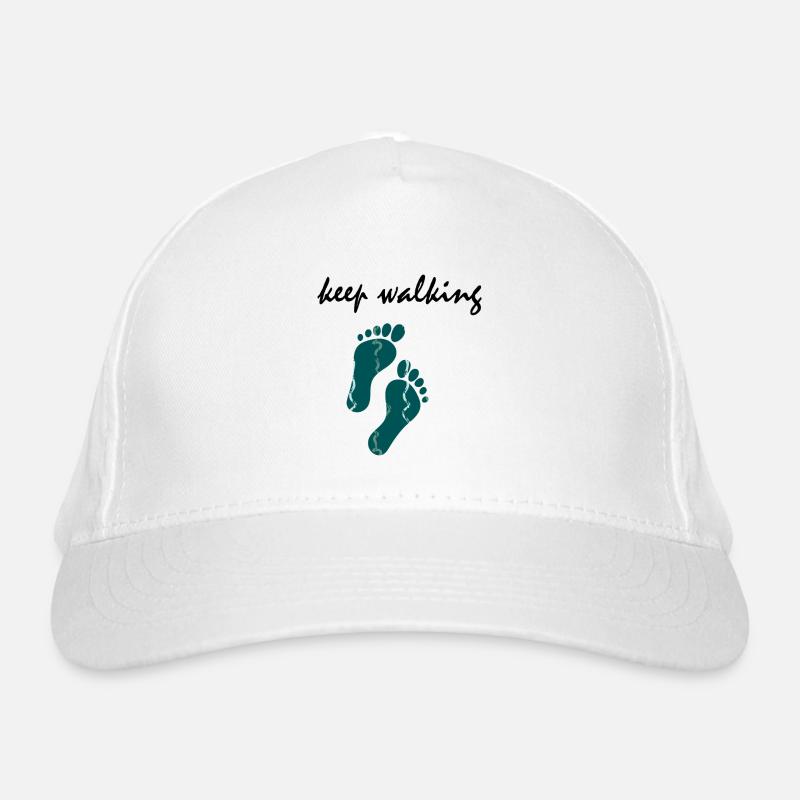 Keep walking - go on! Organic Baseball Cap