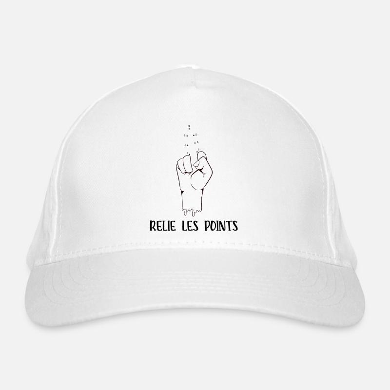 relie les points Casquette classique bio