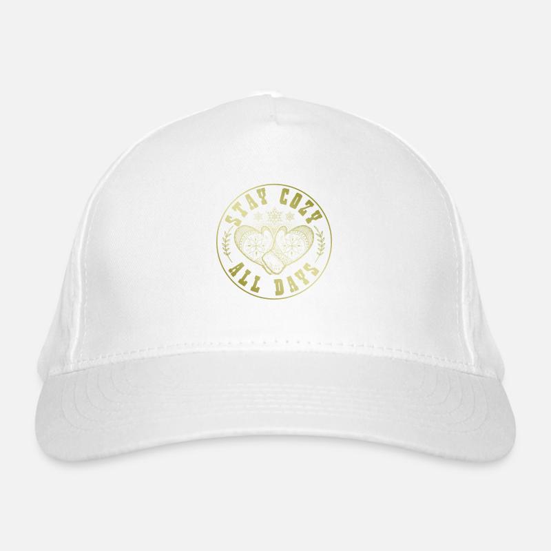 Winter Saying Cold Organic Baseball Cap