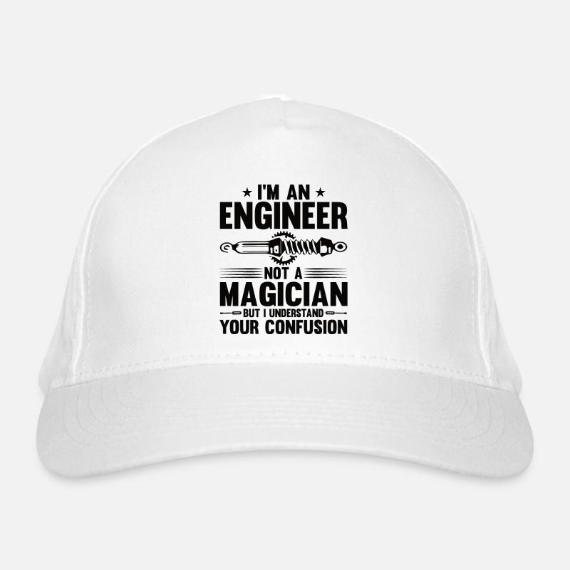Engineer Brain Mechanical Engineering Electrical Engineering Math Organic Baseball Cap