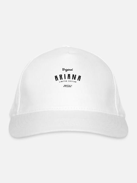 Ariana Limited Edition - Bio-Baseballkappe - Weiß