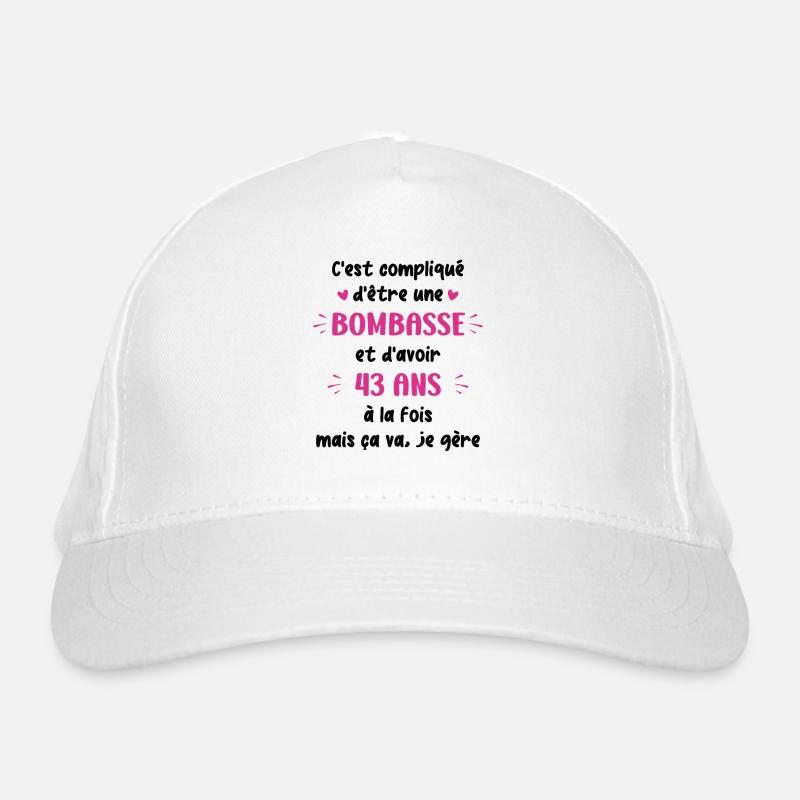 Bombasse et 43 ans Casquette classique bio