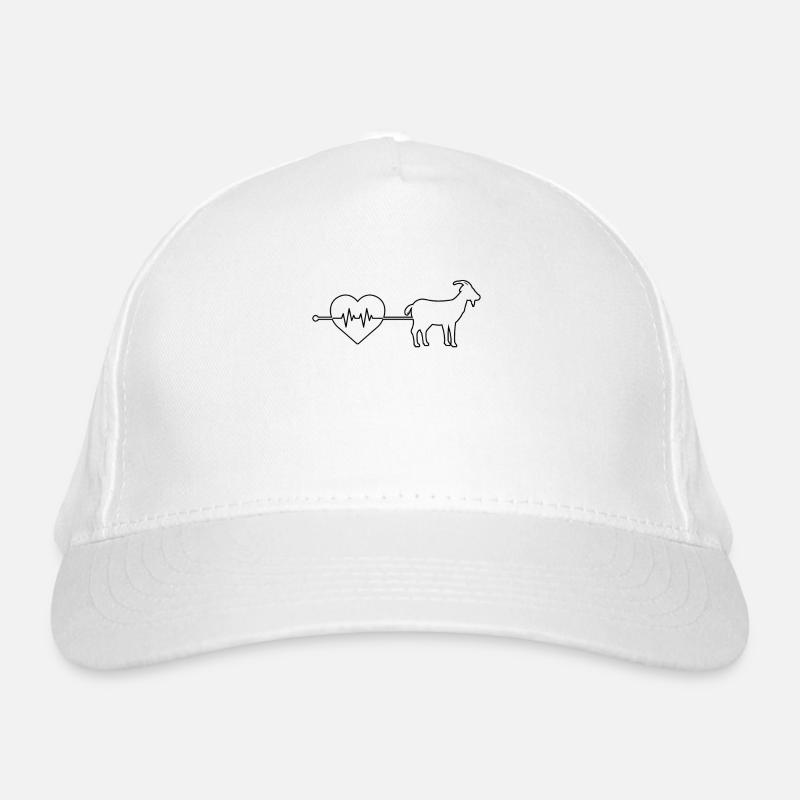 Goat heartbeat Organic Baseball Cap