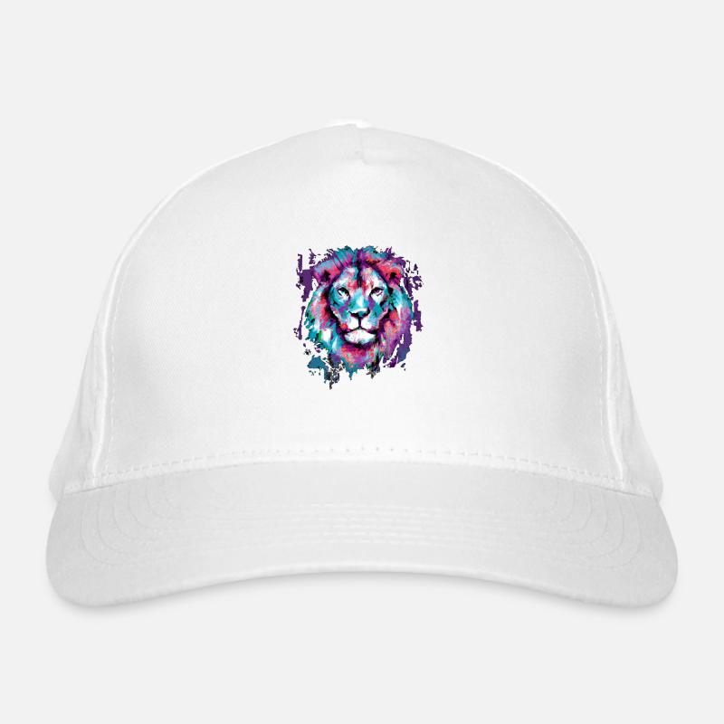 Löwe Kunst Malerei Bio-Baseballkappe