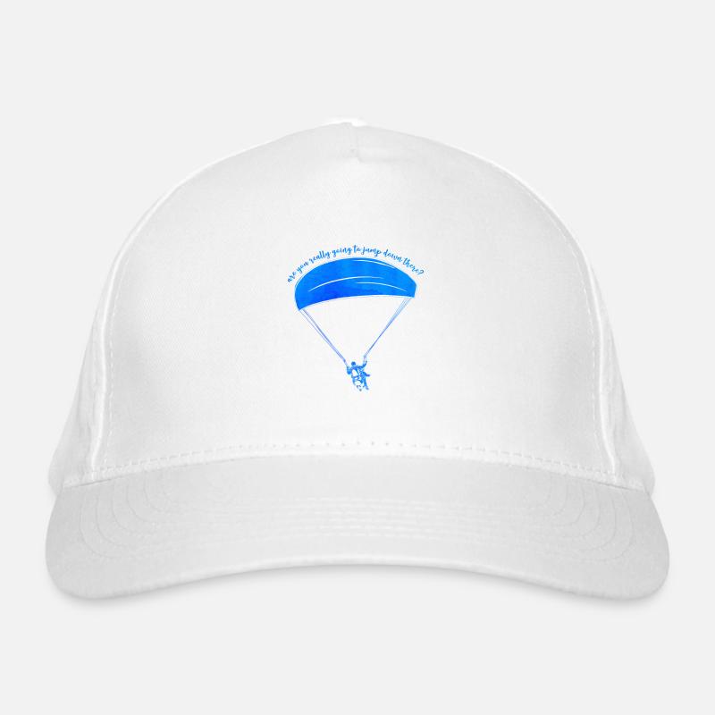 Are You Really Going To Jump Down Here? Paraglidin Bio-Baseballkappe