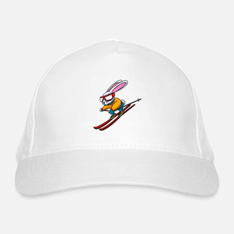 Ski bunny Schihaserl Organic Baseball Cap
