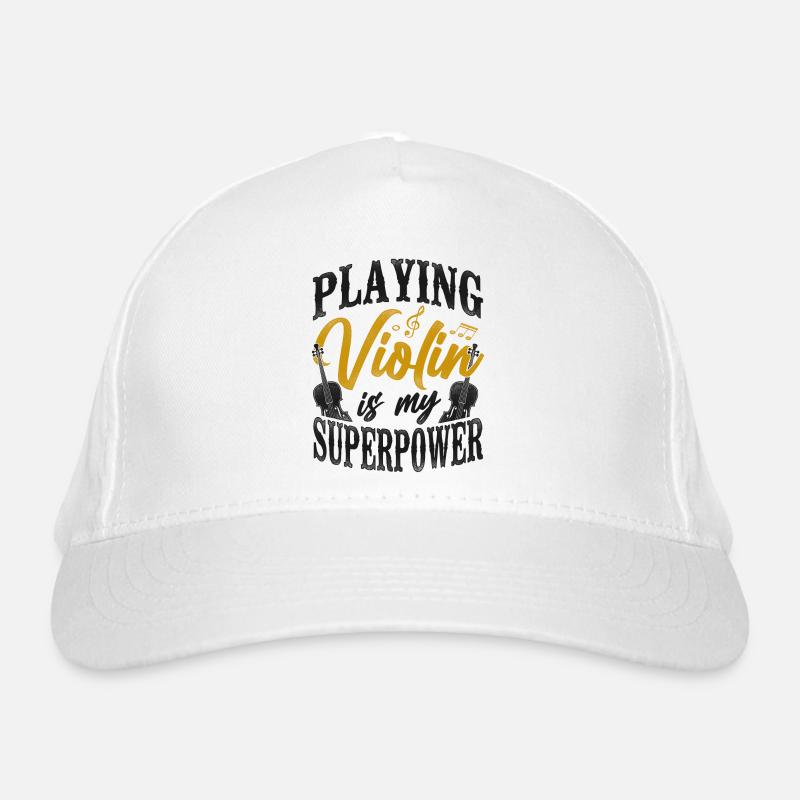 Violin Violinist Vintage Playing Organic Baseball Cap