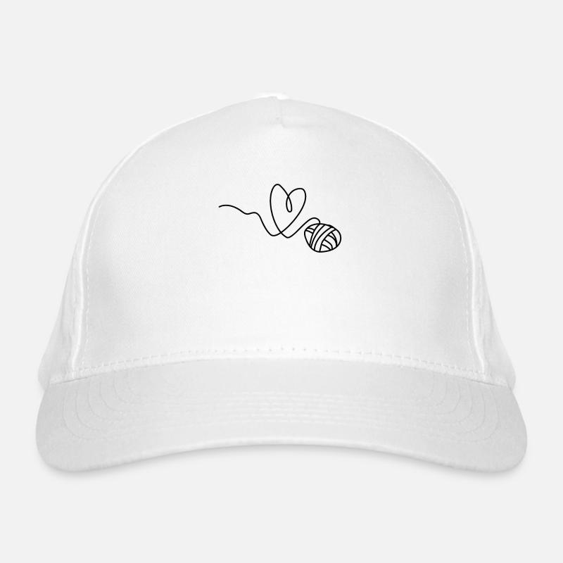 Stricken Häkeln Strickerin Bio-Baseballkappe