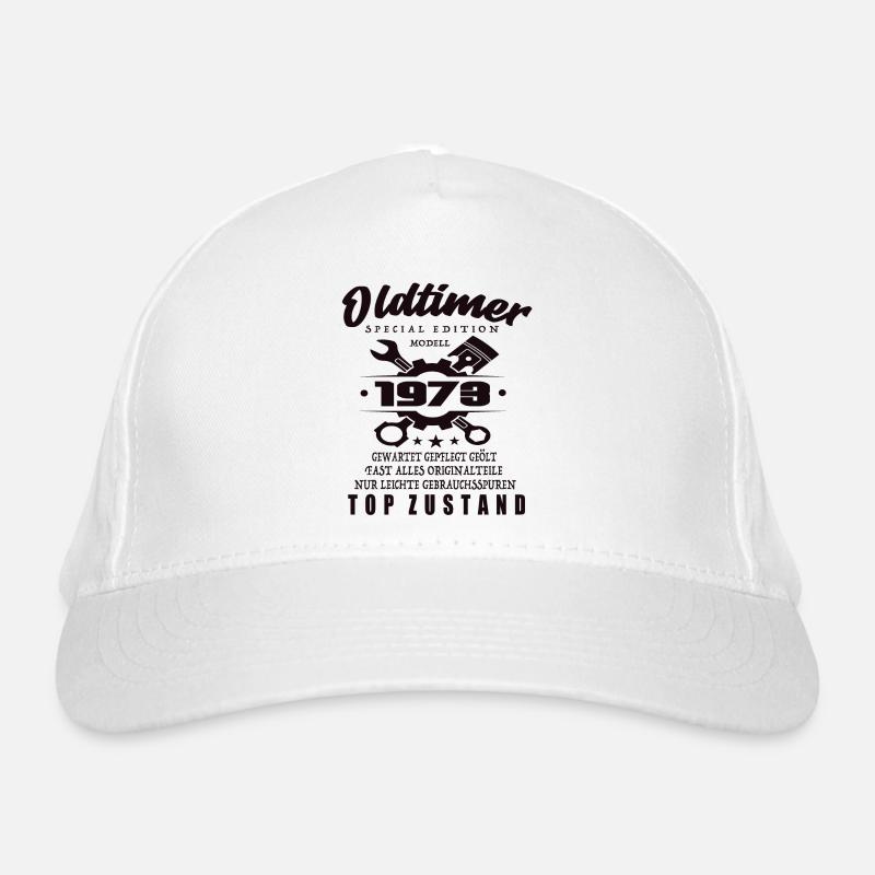 Oldtimer Special Edition Modell 1973 Geburtstag Bio-Baseballkappe