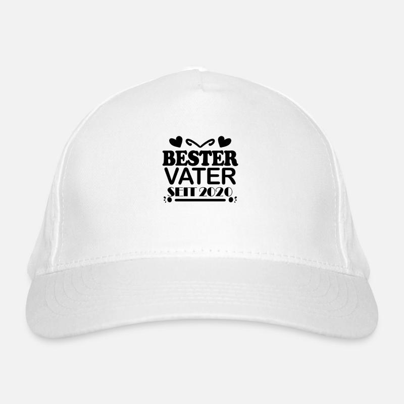 Bester Vater seit 2020 Bio-Baseballkappe