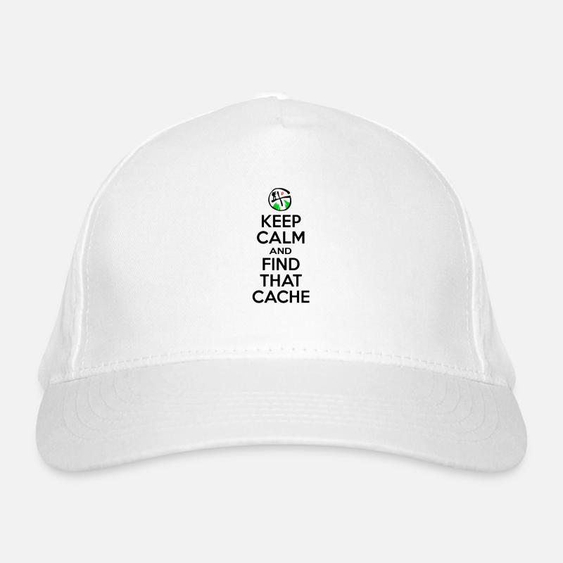 Geocaching - Keep Calm Trouver cette cache - Geocacher Casquette classique bio
