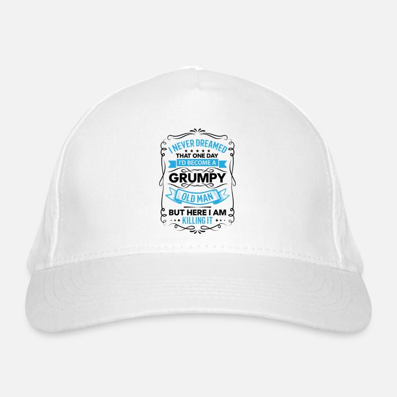 Opa Geschenkidee Opa weiß alles Spruch Großvater Bio-Baseballkappe