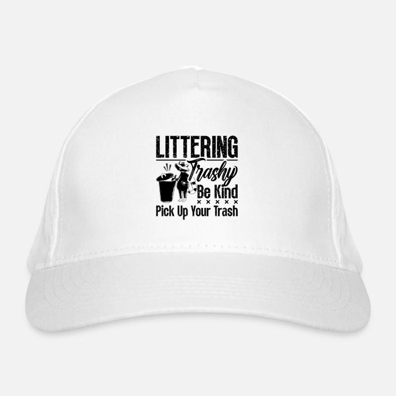 Déchets poubelles Be Nature Lovers Conservationists Casquette classique bio