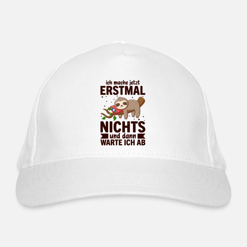 Ich Mach Jetzt Erstmal Nichts Bio-Baseballkappe