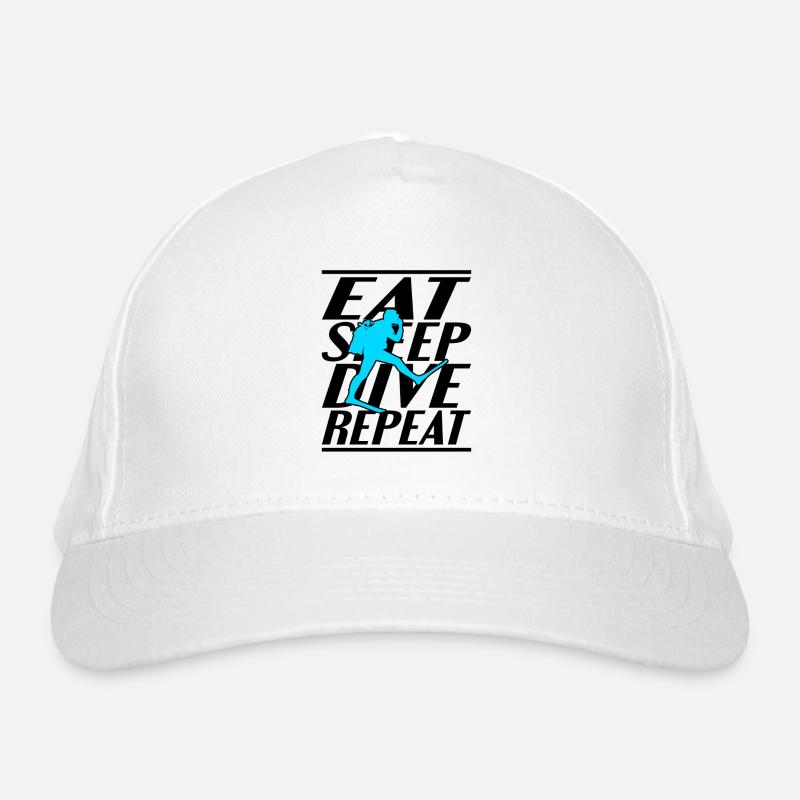 Food Sleep Dive Organic Baseball Cap