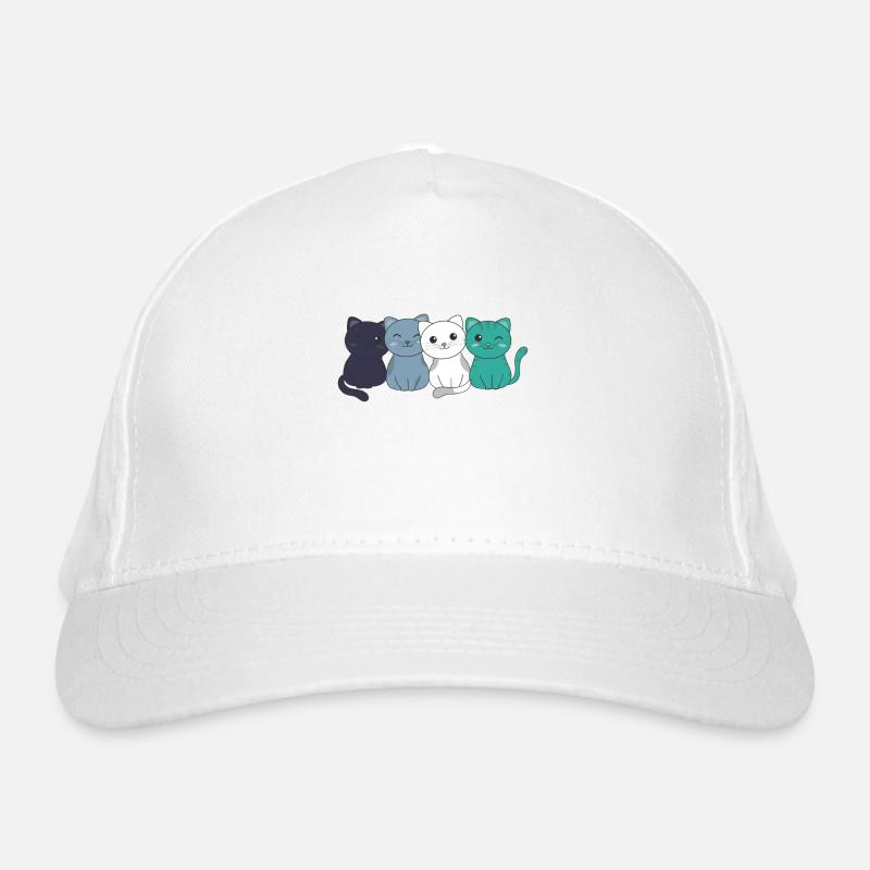 orienté aroace Flag Pride LGBTQ mignons chats Casquette classique bio
