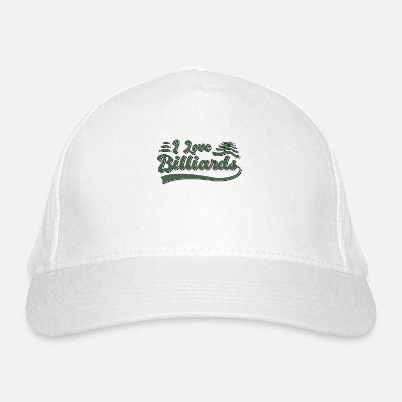 Ich liebe Billiard Bio-Baseballkappe