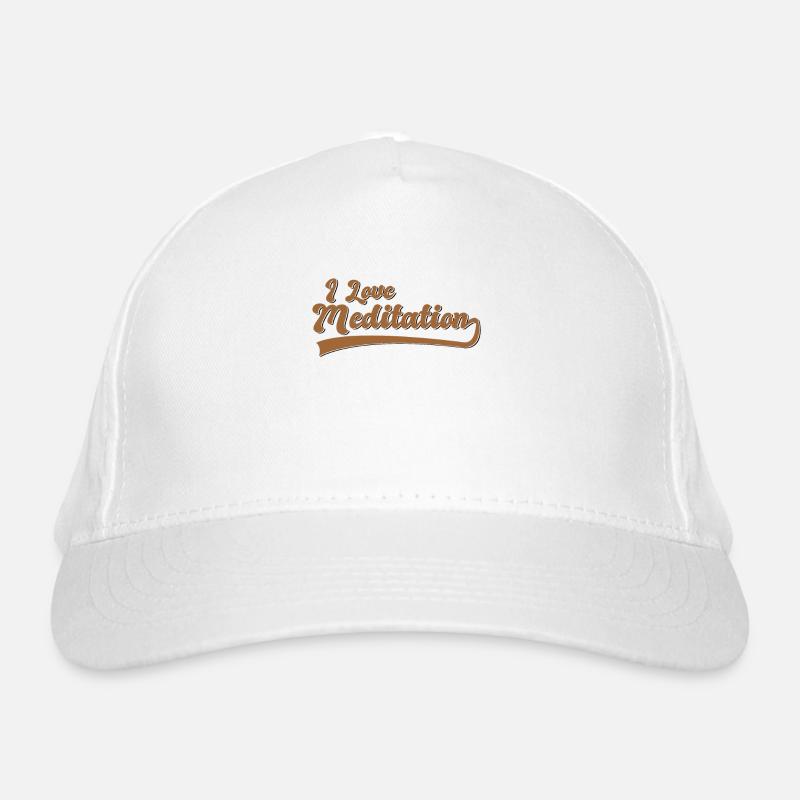 J’aime la méditation Casquette classique bio