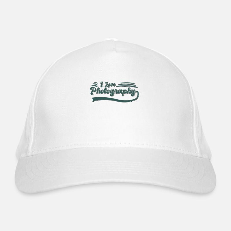 I love photography Organic Baseball Cap