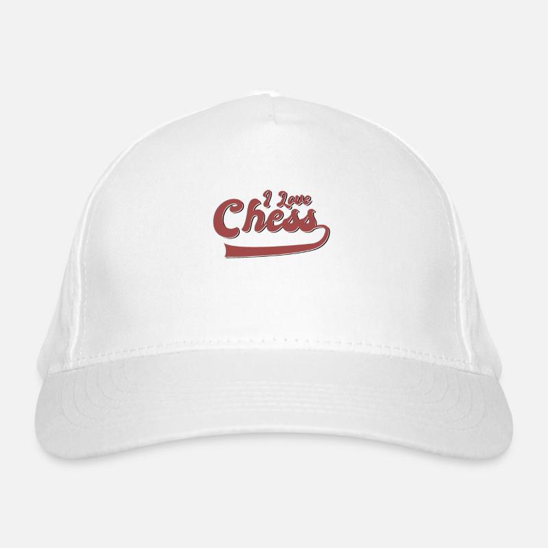 J’adore les échecs Casquette classique bio