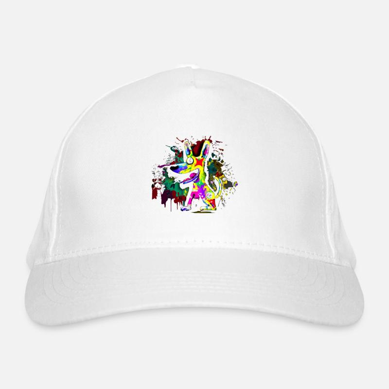Graffiti Dog Organic Baseball Cap