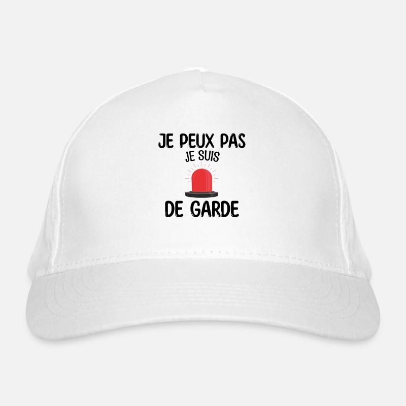 Médecin pas le temps je suis de garde Casquette classique bio