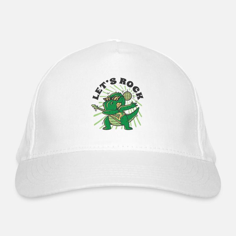 Guitar Player T-Rex Organic Baseball Cap