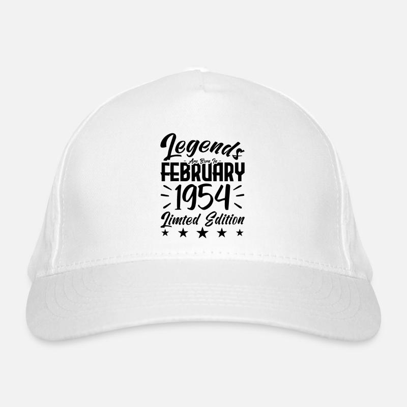 1954 births. Birthday gift. Organic Baseball Cap