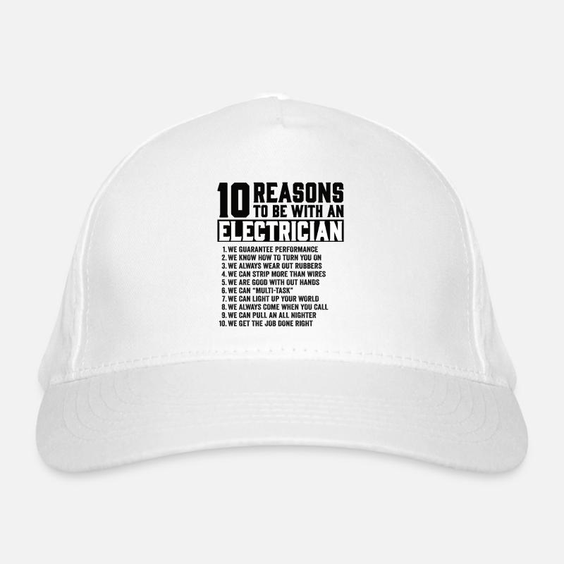 Electrician Electrical Engineering Insulating Pliers Electronics Organic Baseball Cap