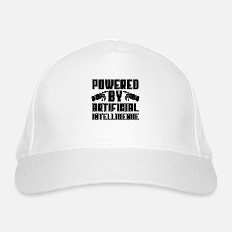 Propulsé par la robotique de programmeur cyborg artificiel Casquette classique bio