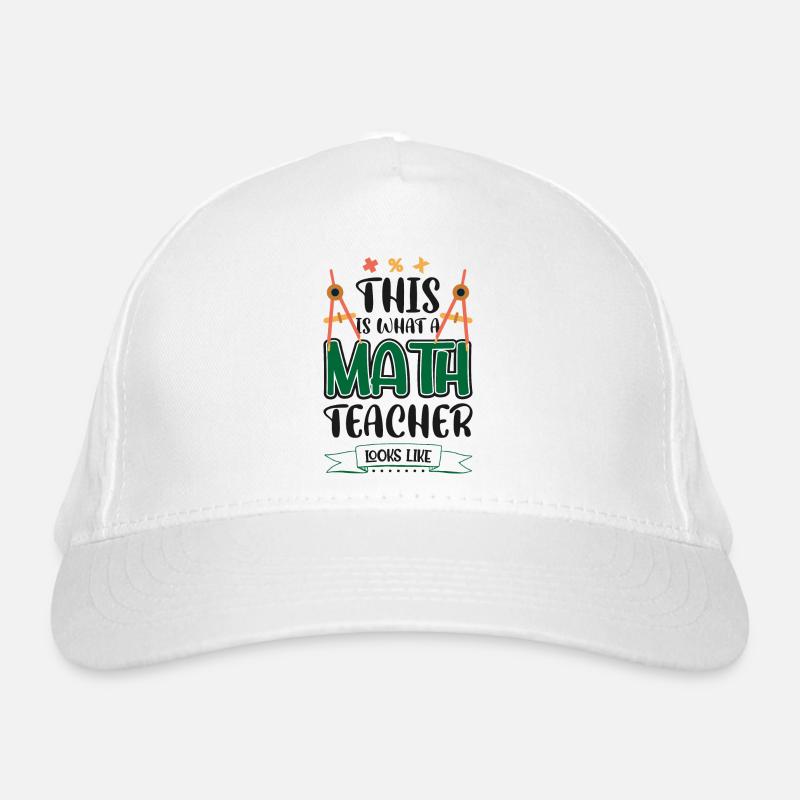 So sieht ein Mathelehrer aus Bio-Baseballkappe