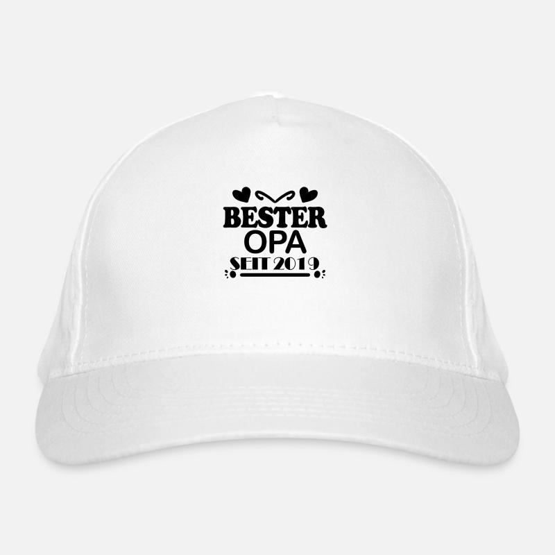 Bester Opa seit 2019 - Geschenk Bio-Baseballkappe