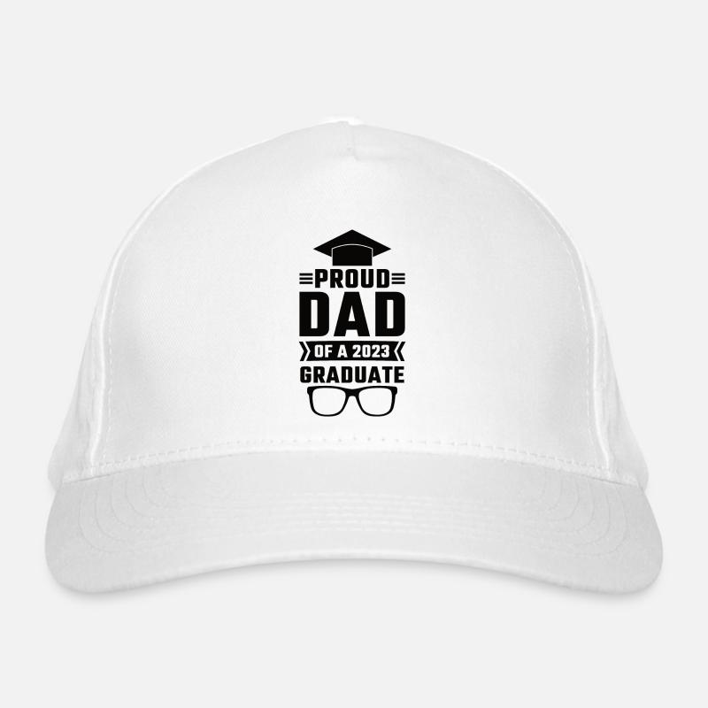 Proud Dad 2023 Diplômé, 23 Diplôme Casquette classique bio