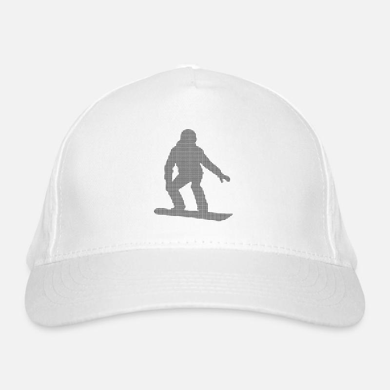 Snowboarding Organic Baseball Cap