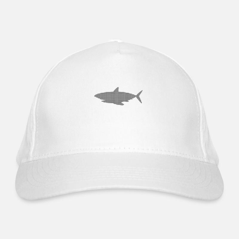 Requin - Casquette classique bio - blanc