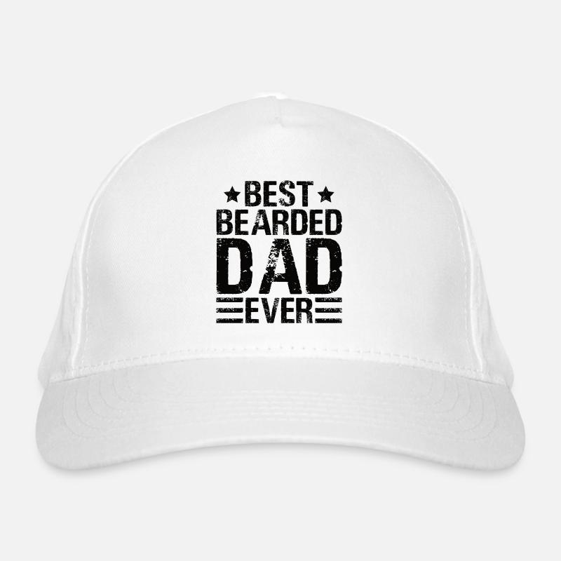Father Bearded Father with Beard Organic Baseball Cap