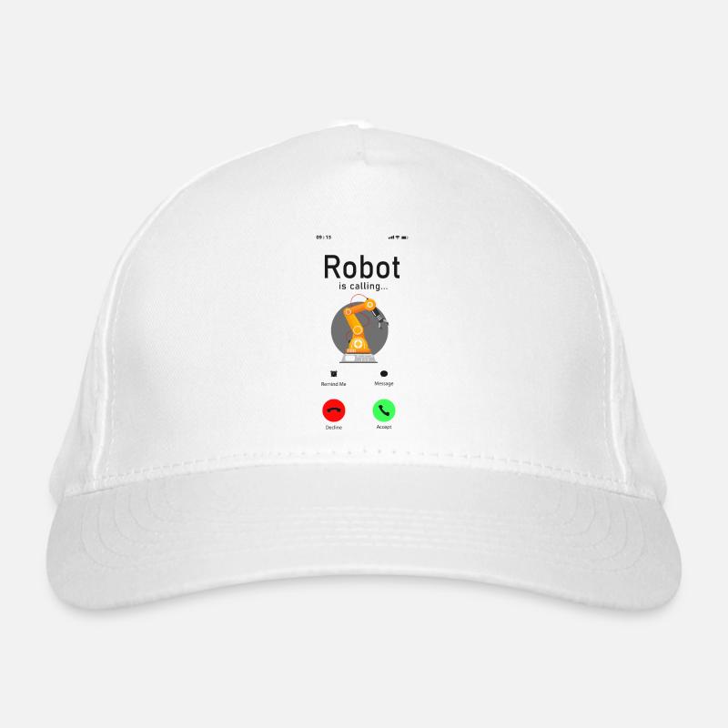 Robot Robotics Engineer Phone Bio-Baseballkappe