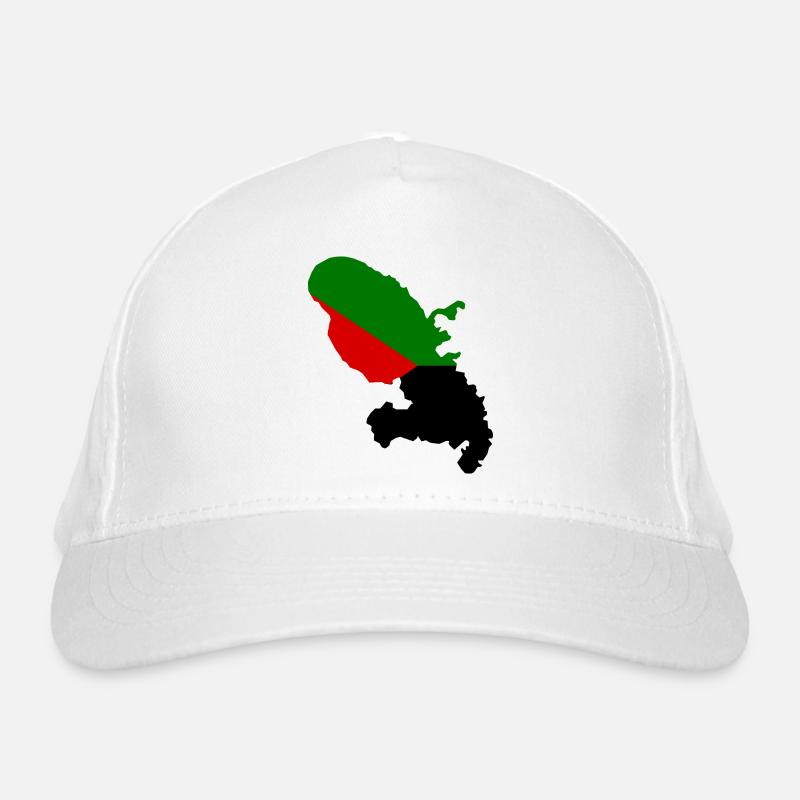 Map of Martinique Organic Baseball Cap